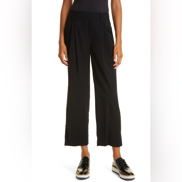 Vince Women’s Stove Pipe Pull-On Pant in Black Size XS Classic Work Trouser Pant - Picture 2 of 9